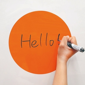 Dot Style Dry Erase Stick-On Planner Etiquetas Vinilo grabable para aulas escolares Salas de reuniones - Product Image 3