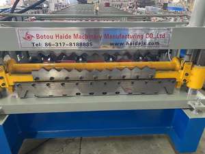 Machine de fabrication de tuiles à double couche pour toiture en acier galvanisé (<span class=keywords><strong>IBR</strong></span>) pour l'Amérique du Nord - Product Image 3