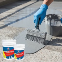 Revêtement imperméable en acrylique pour toit plat, isolation thermique extérieure, protection UV, toit frais