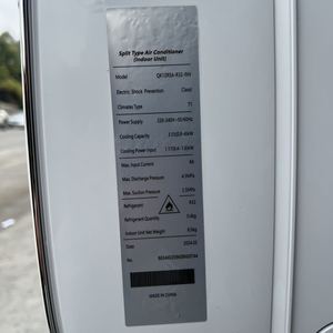 Climatizzatore a Inverter Royal Smart WiFi 1.5 HP Mini Split 12000 BTU Solo Raffreddamento Inverter DC R32 Avvio a Basso Voltaggio 220V 50/60Hz - Product Image 5