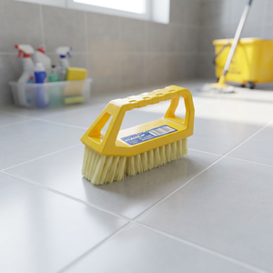 KLEEN up Plastic Floor <b>Brush</b> with Soft Bristles Nylon <b>Brush</b> for <b>Cleaning</b> Hard Surfaces Bathrooms Garages Other Areas [Code 0501] - Product Image 2