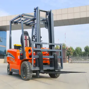 Carretilla elevadora eléctrica de 1 tonelada, 2 toneladas, 3 toneladas, 6 toneladas, batería de litio, montacargas de <span class=keywords><strong>segunda</strong></span> <span class=keywords><strong>mano</strong></span>, la más barata, en venta - Product Image 1