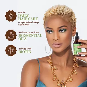 Organics Rosemary Mint Scalp Essential Oil Hair Strengthening Oil Rosemary Biotin nourishes all hair types