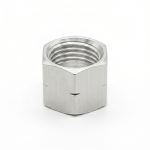 Colonne à filetage interne en alliage personnalisée série 6000 pour bouchon de gonflage de pneu automobile, écrou de couplage hexagonal en aluminium - Product Image 1