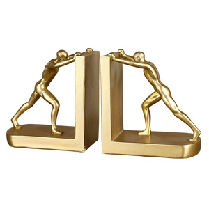 Mystic Arts Resin Bookend Human Figure Decor Living Room <b>Study</b> Desk Accessory - Product Image 3