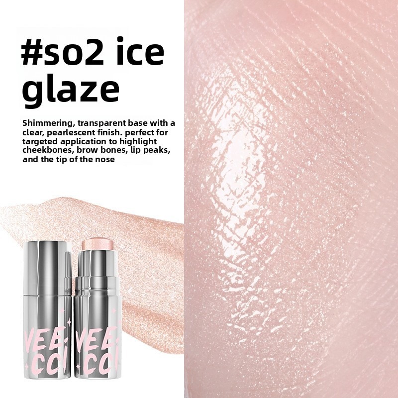 S02 Ice Glass, Champagne Pearl Glitter
