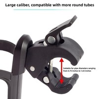 Support de bouteille d'eau multifonctionnel à 360 degrés pour poussette, vélo, guidon de vélo, accessoires de vélo