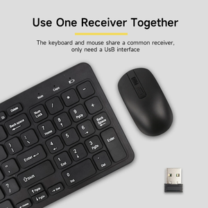 यूएसबी प्लग-एंड-प्ले वायरलेस कीबोर्ड माउस सेट रास्पबेरी पी 2 4b 5 नैनो rdk - Product Image 3