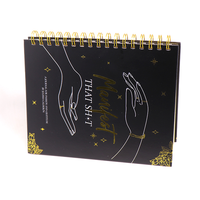 Carnets de notes créatifs avec logo personnalisé couverture rigide et étanche pour bloc-notes Constellation Carnet de notes planificateur heureux noir journal cadeau quotidien