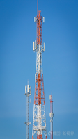 Tour de télécommunication et de téléphonie cellulaire en acier galvanisé à 4 poteaux robuste