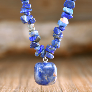 SC venta al por mayor Vintage Piedra Natural <span class=keywords><strong>collar</strong></span> amatista Jet piedra <span class=keywords><strong>collar</strong></span> moda colorido geométrico ágata cristal colgante <span class=keywords><strong>collar</strong></span> - Product Image 5