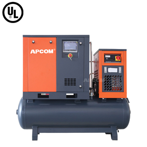Compresseurs d'air à vis injectés d'huile robustes 2.2kw 3.7kw 4kw 5.5kw 7.5kw 11kw 15kw 22kw 7bar 8bar 10bar Économes en énergie Faible niveau sonore - Product Image 1