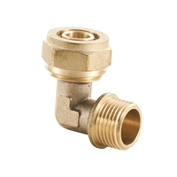 1 OEM ODM forgé 3/4 "-2" AL PEX gaz tuyau en laiton raccord adaptateur douille coude té raccords de compression