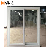 Ventanas Corredizas de Seguridad Residenciales de PVC con Doble Acristalamiento y Diseño de Rejilla Resistente a Huracanes