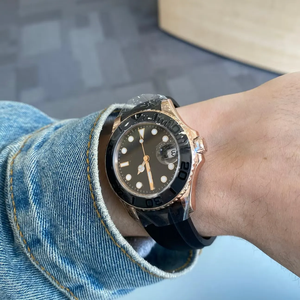 Montre mécanique de plongée unisexe de qualité supérieure, en acier inoxydable 904L, avec calendrier perpétuel, luminescent, mouvement 3235, alarme, 100 mètres - Product Image 4