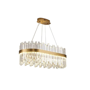 Lustres modernes de luxe en cristal K9, cristal inoxydable, décoration d'intérieur, hôtel, luminaire suspendu <span class=keywords><strong>doré</strong></span> - Product Image 5