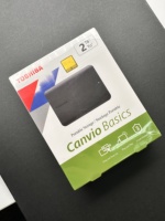 Disco Duro Portátil Original Toshiba Canvio Basics de 500GB, 1TB, 2TB, Plug and Play, Externo, para Copiar y Transferir, para PC Portátil, para Copia de Seguridad