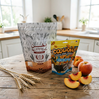 Sachets Doypack personnalisés en plastique Mylar avec fermeture éclair pour emballage alimentaire