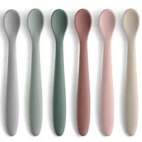 Bulk Buy Custom Silicone Baby Feeding Spoons Wholesale - JUTION