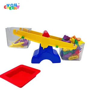 Early Childhood Education For Children Balance Game Toys Plastics Balance Scale Puzzle Game Toys