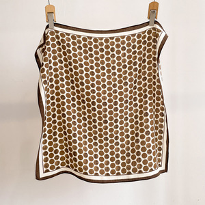 Nuevo Pañuelo de Cintura Cuadrado Grande con Estampado Retro de Puntos Estilo Coreano para Mujer, Multifuncional, de Poliéster, para Uso Diario, Ideal como Regalo - Product Image 3