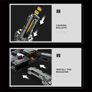 M416 <span class=keywords><strong>pistola</strong></span> de <span class=keywords><strong>juguete</strong></span> militar juego de bloques de construcción Nerfing Unisex <span class=keywords><strong>juguete</strong></span> de construcción M416 <span class=keywords><strong>pistola</strong></span> armas modelo de plástico <span class=keywords><strong>juguete</strong></span> bloques de montaje - Product Image 6