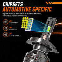 Ampoule de phare LED pour voiture X12 140W 14000LM H4, huit tubes en cuivre, H1 H7, éclairage LED pour voiture IP68 9005 9006 9012, ampoules LED pour voiture