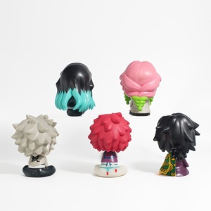 <span class=keywords><strong>Figurine</strong></span> Manga 10CM Demon Shinazugawa Akaza <span class=keywords><strong>Tomioka</strong></span> Giyuu Tokitou Muichirou Q Ver. Figurines d'anime en PVC à grosse tête - Product Image 2
