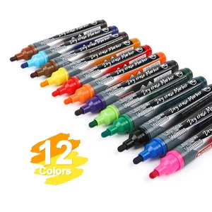 Mobee P-220 caneta marcador colorida para quadro branco personalizado e colorido, marcadores multicoloridos de alta qualidade