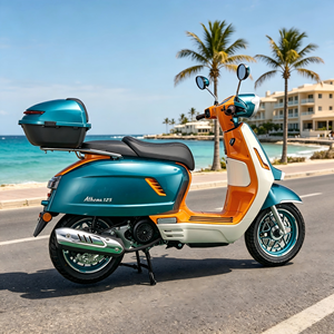 <span class=keywords><strong>Scooter</strong></span> de Gasolina YABEN 2026 de Alto Rendimiento, Nuevo Estilo, 125CC, Amarillo y Negro, Euro 5, Arranque sin Llave, Sistema de Frenos de Disco Confiable - Product Image 6