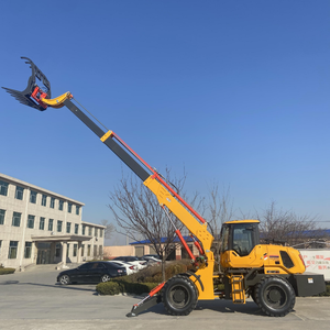 מכירה חמה - מלגזה טלסקופית קומפקטית 2.5 טון, זחלית, 4x4, לשטח קשה, עם זרוע מסתובבת ומעמיס צדדי, 75 קילוואט - Product Image 6