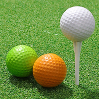 Simulateur de golf intérieur professionnel personnalisé 3 pièces practise de jeu de haute qualité avec balles de golf