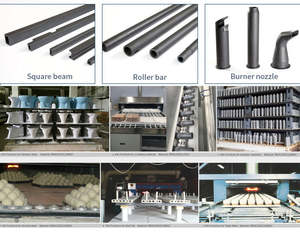 セラミックヒーター用プレミアム炭化ケイ素保護管 熱電対用 溶接可能 切断可能 高温耐性 - Product Image 6