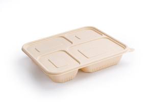 Eco-Friendly Biodegradable Corn Pulp Take Out Food Containers <b>Lunch</b> Salad Meal Storage <b>Boxes</b> - Product Image 4