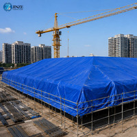 Bâche PVC sur mesure grande taille, orange, imperméable, pour la protection des machines minières lourdes et des installations pétrolières