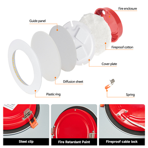 Spot LED encastré ignifuge 4/6 po, homologué <span class=keywords><strong>2H</strong></span>, avec blindage anti-feu, ultra-mince, dimmable, certifié ETL, <span class=keywords><strong>en</strong></span> stock aux États-Unis - Product Image 3