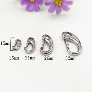 Fermoir à crevettes en acier inoxydable 316, pour la fabrication de bijoux, vente en gros, 10 pièces - Product Image 2