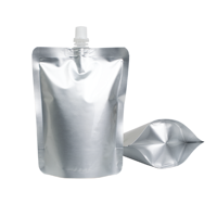 Pochettes à bec verseur personnalisables, durables, écologiques, biodégradables, réutilisables, thermoscellables, 100 pièces en PE pour l'emballage alimentaire liquide