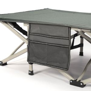 Outdoor Picnic <b>Camping</b> Aluminum Alloy Frame Folding <b>Bed</b> Hospital Companion Chair-<b>Bed</b> Office Lunch Break <b>Bed</b> Cotton-Padded <b>Cot</b> - Product Image 3