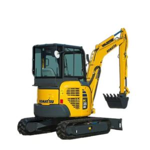 High Quality Komatsu PC35 3.5 Ton Mini Tracked Excavator <b>Digger</b> with Core Components Motor & Engine - Product Image 1