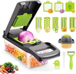 New Hot Selling Kitchen Metal Fruit <b>Vegetable</b> Tool Multifunction <b>Vegetable</b> Slicer Onion Cutter Food Dicer Eco-Friendly <b>Vegetable</b> - Product Image 1