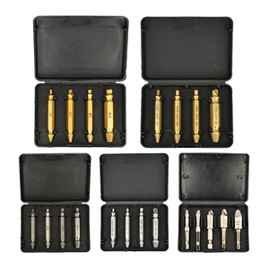 Hss 4341 Spiral Flute Screw Extractor Set 0 1 2 3 4 For Stripped Broken Screws Home Use - Product Image 5