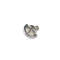Tornillo de liberación rápida de acero inoxidable con anillo en D ovalado métrico personalizado y ranurado para trípode de cámara y equipo de exterior OEM