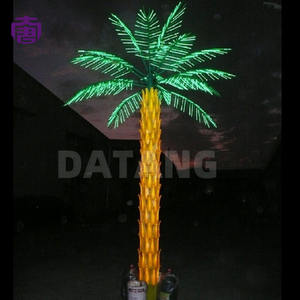 Luz LED Decorativa de Palmera con Ramas Radiantes para Decoración Comercial de Calles, Plazas, Resorts y Festivales en Venta - Product Image 5