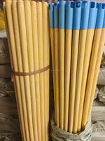 Manche de balai en bois enduit de PVC, longueur 1200 mm, poils doux, portable et léger – Vente directe usine