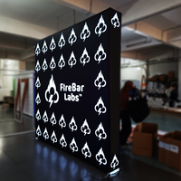 Support de toile tendue LED pour stand pop-up, toile de fond d'exposition, toile de fond de salon professionnel, écran LED, boîte à lumière rétroéclairée LED
