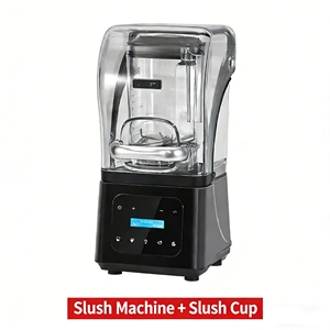 Máquina Comercial de Granizados de Alta Velocidad para Tiendas de Té con Leche, Totalmente Automática, Pantalla Táctil, 1.8L de Capacidad, 2200W, Trituradora de Hielo para Batidos - Product Image 3