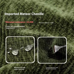 <span class=keywords><strong>Canapé</strong></span> <span class=keywords><strong>rétro</strong></span> français <span class=keywords><strong>chic</strong></span> et sophistiqué, revêtement en velours doux, parfait pour rehausser l'élégance de la maison - Product Image 3