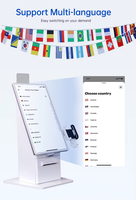 Kiosco de Pago de Autoservicio con Pantalla Táctil Android de 21.5 y 27 Pulgadas con SDK para Registro de Visitantes en Edificios de Oficinas