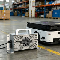 Chargeur haute puissance LNLEE 29,2V 50A 2300W 8S LiFePO4 pour plateforme agricole autonome, chargeur de batterie UGV certifié CE